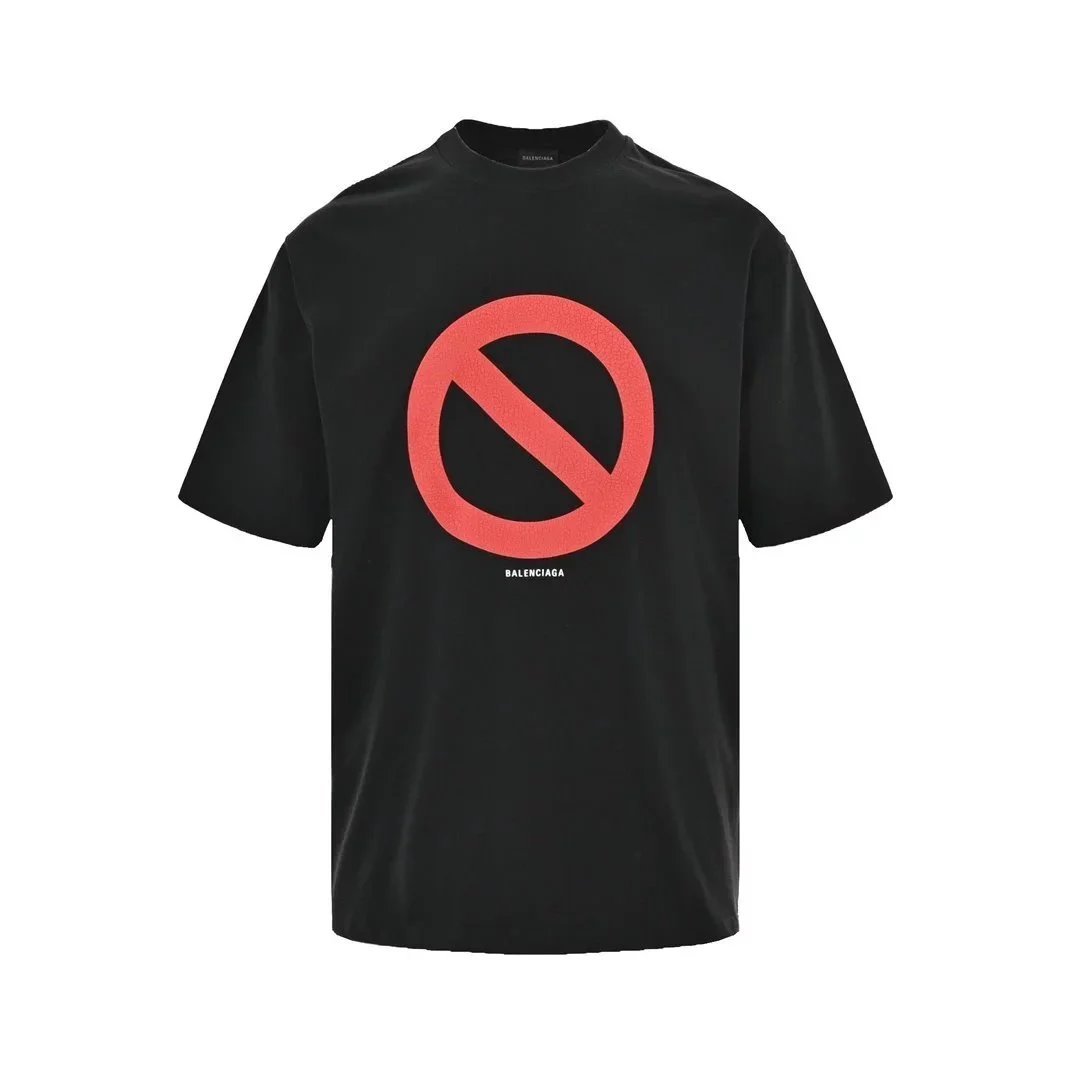 24ss bfrnd circle turtle crack washed short sleeve black