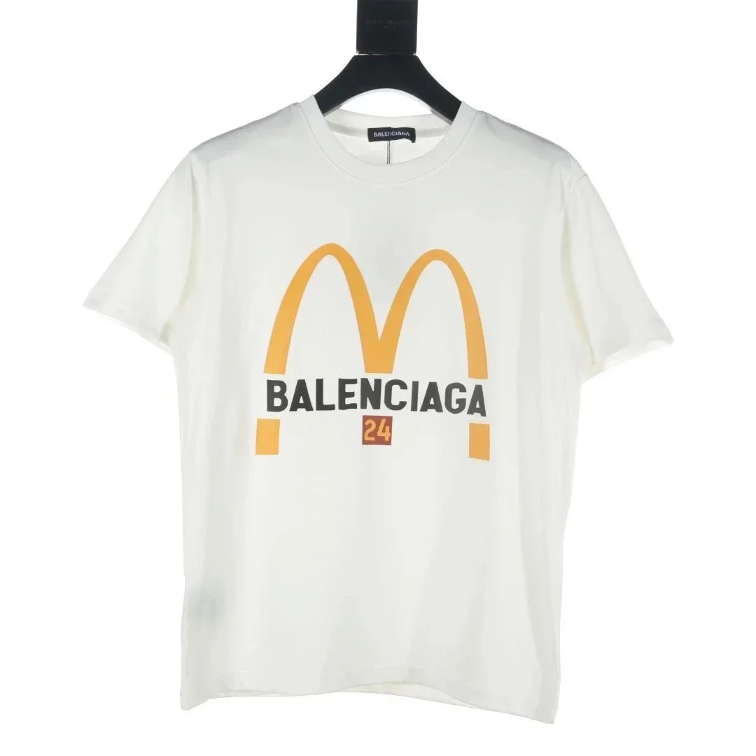 BLCG X McDonald's Yellow Large M Letter Print Short Sleeve T