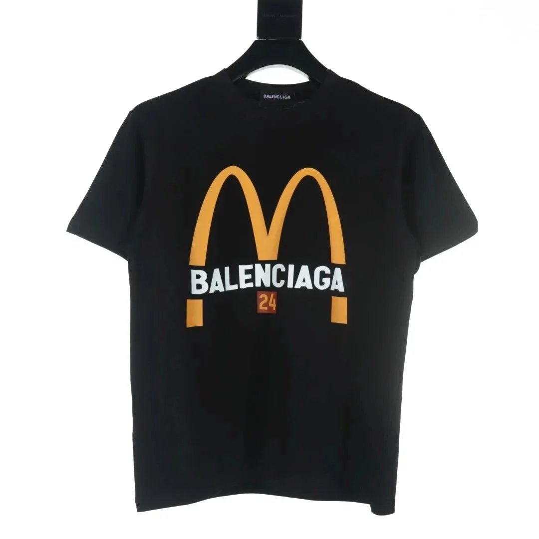 BLCG X McDonald's Yellow Large M Letter Printed Short Sleeve