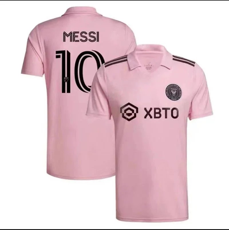 Miami Pink Print 10 Messi