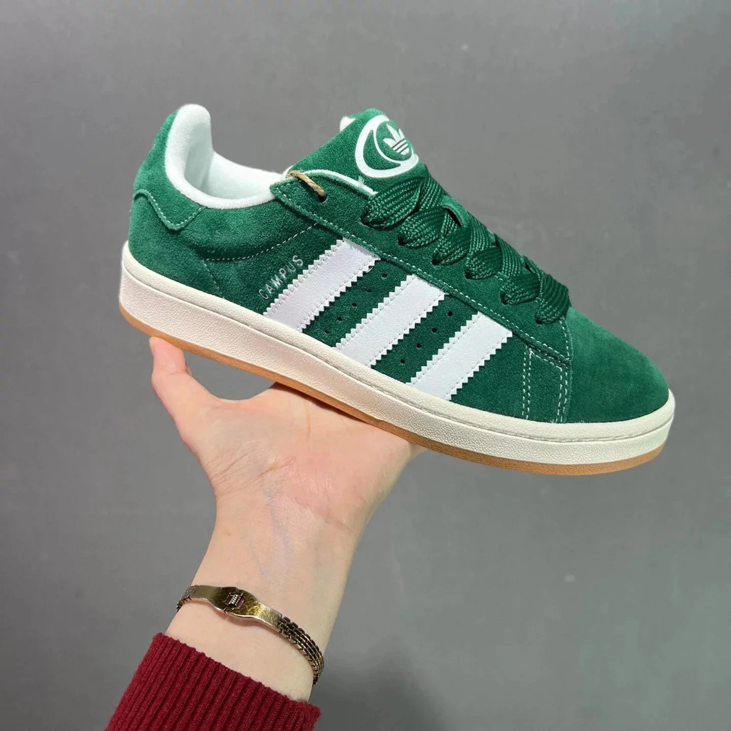 White and green