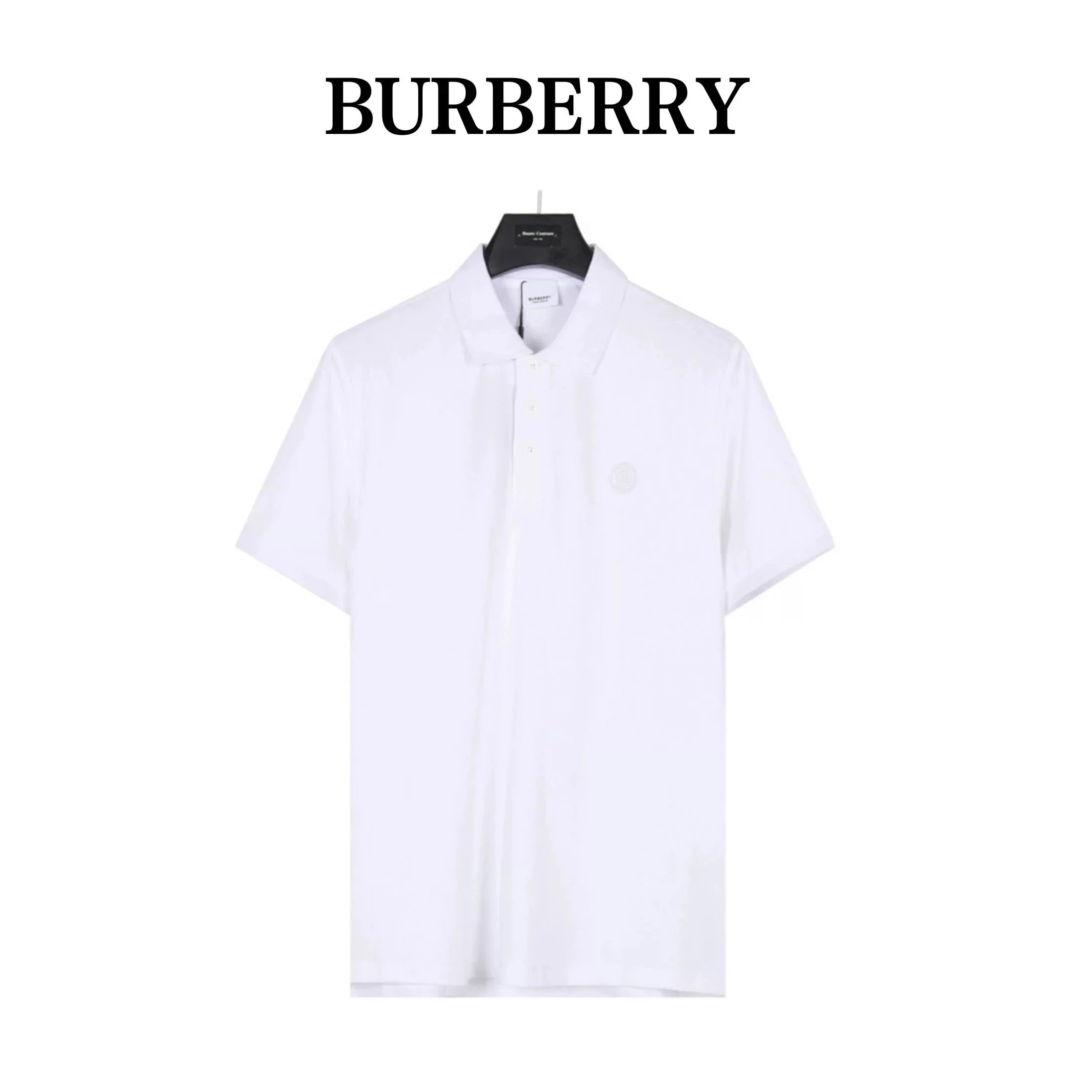BBR Burberry Classic Chest Logo POLO white shirt
