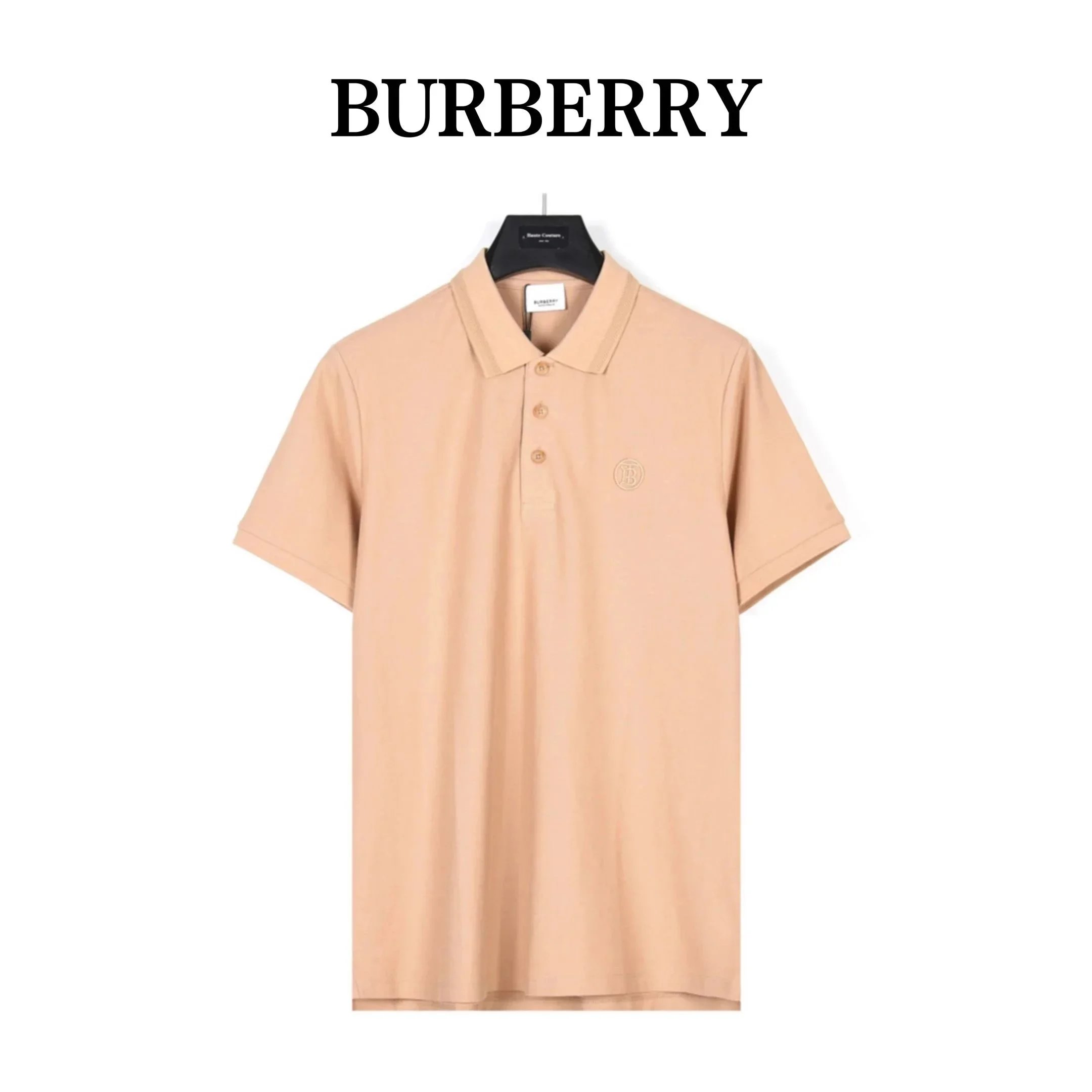 BBR Burberry Classic Chest Logo POLO Apricot Shirt