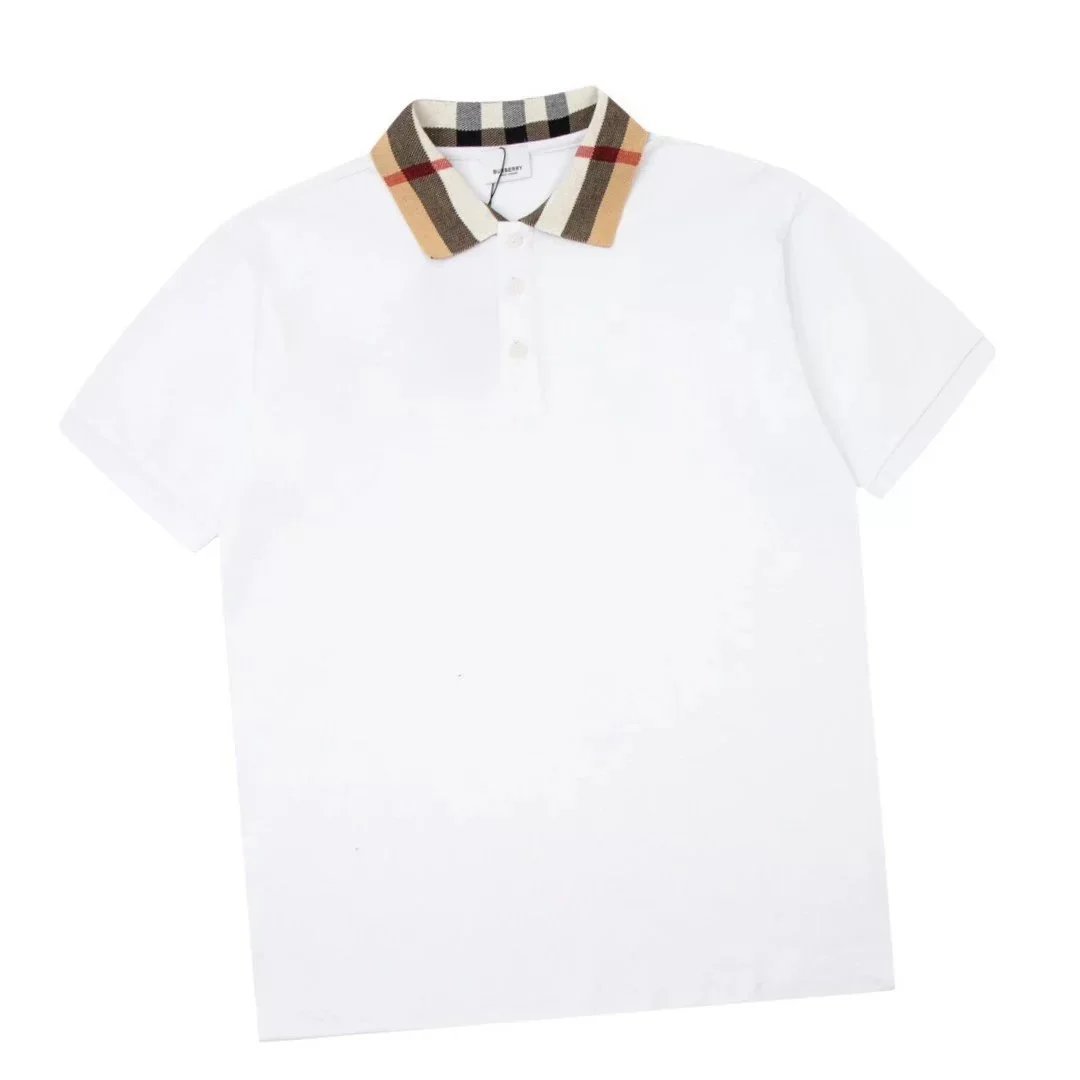 BBR Burberry Classic Plaid Neck Lassel Short Sleeve polo shirt
