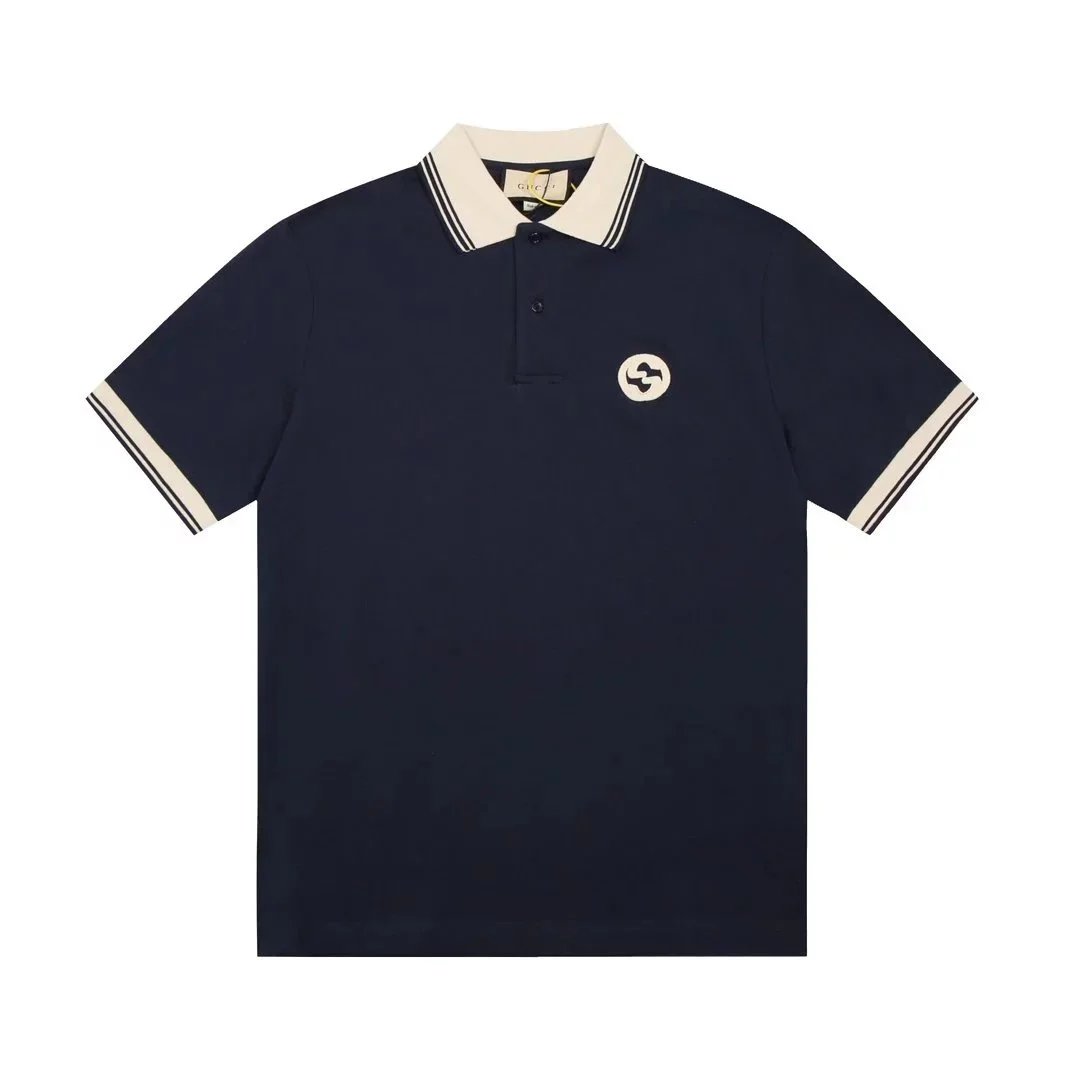 Gucci Spring and summer new small logo Embroidery POLO shirt