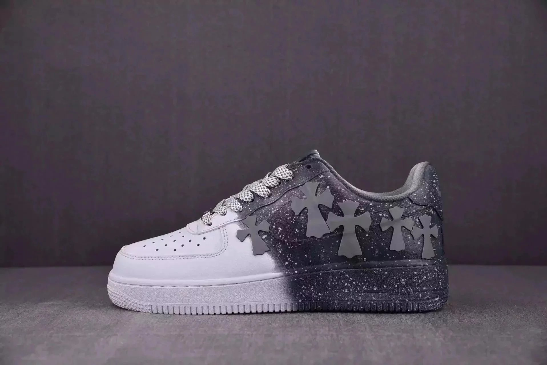 AF1 Cor Heart Starry Sky Splash Ink