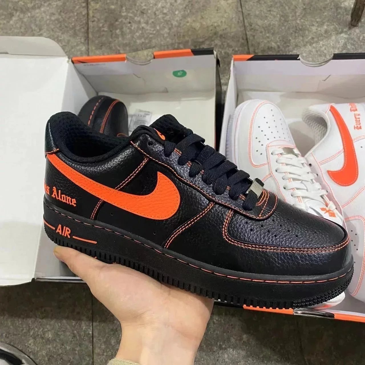 AF1 Black Orange