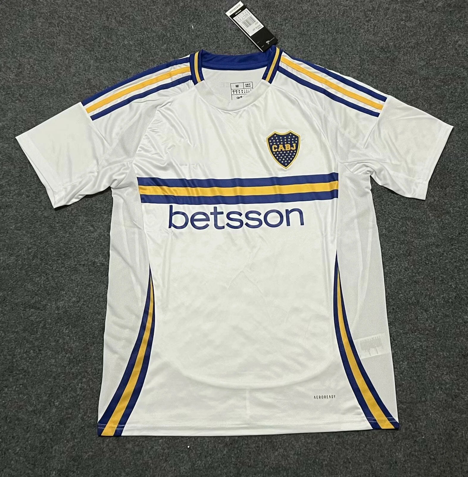 36 white and blue