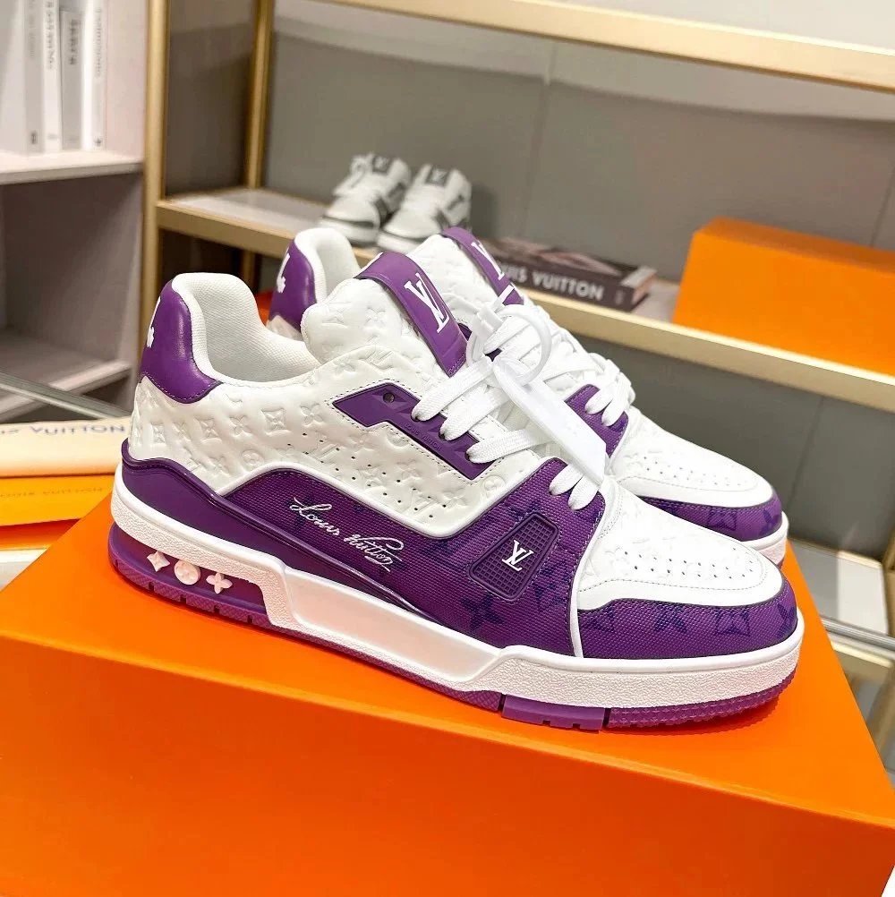 printed purple