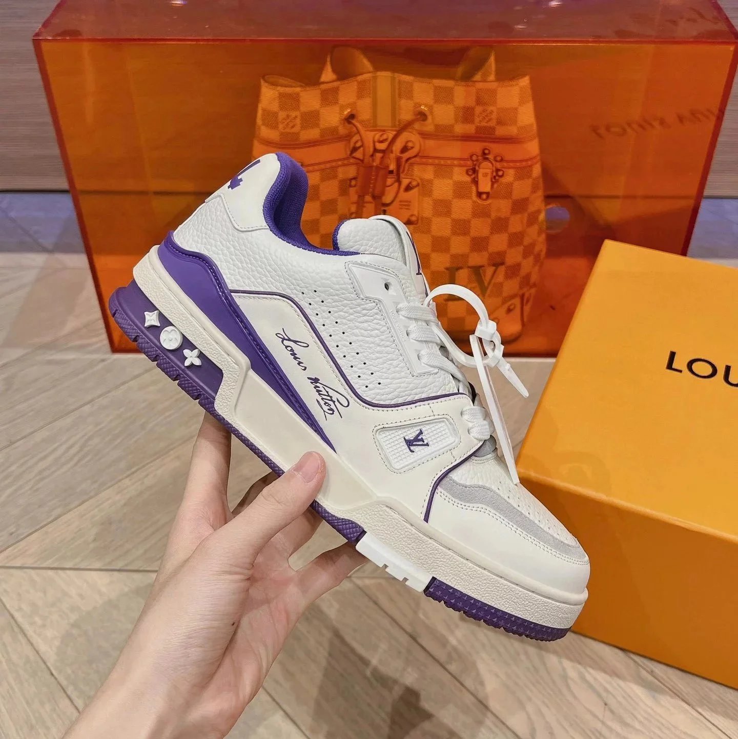 cement purple