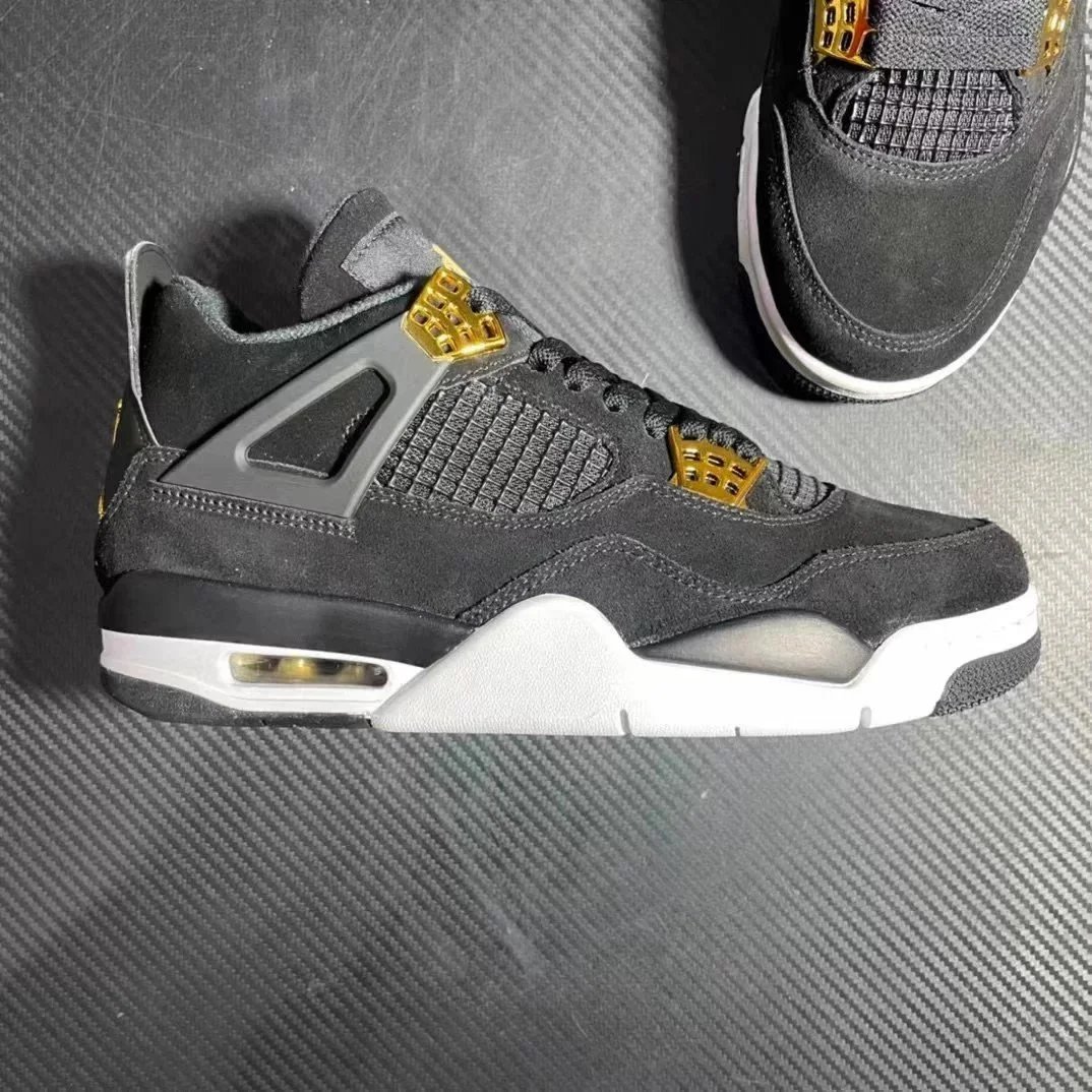 AJ4 Black and Gold 308497-032