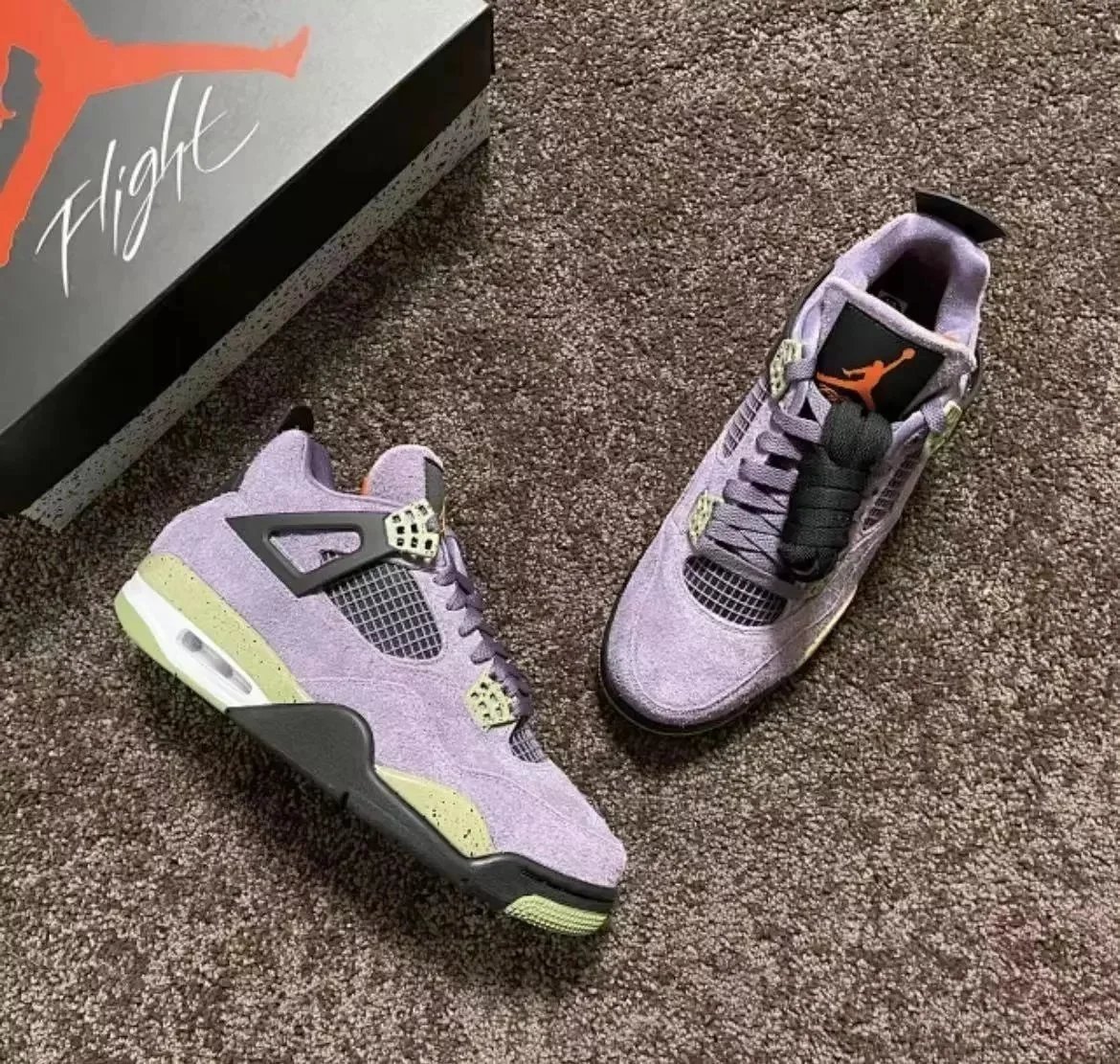 The wicked AJ 4 Clown Purple AQ 9129-500