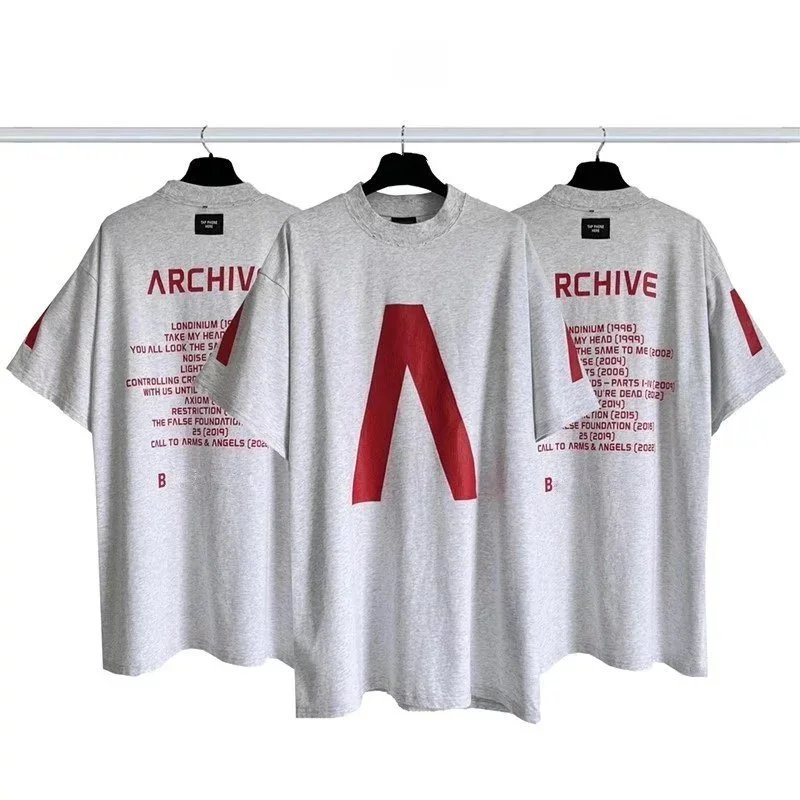 Music-themed short-sleeve shirt, oatmeal color