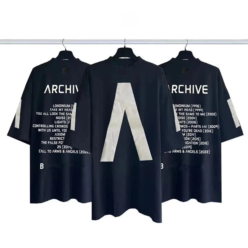 Music-themed short-sleeve T-shirt, black