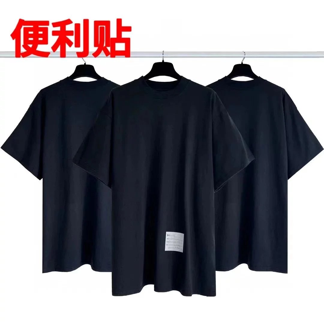 Sticky note short-sleeve black