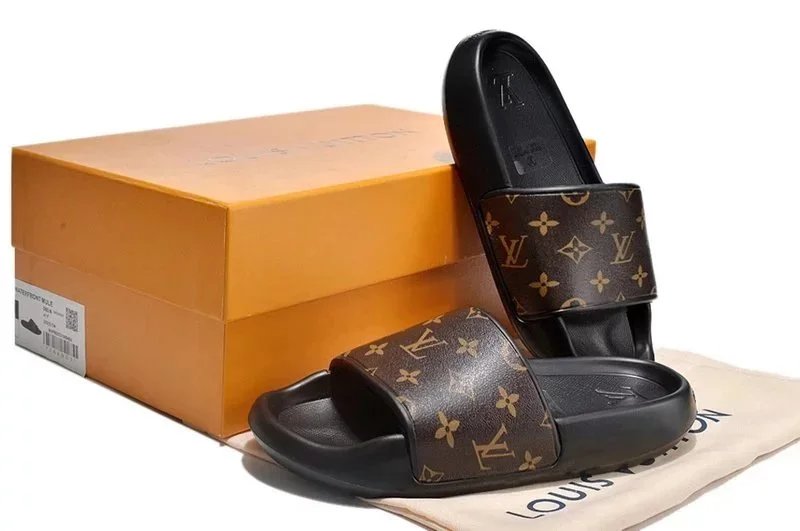LV Sandals-Brown