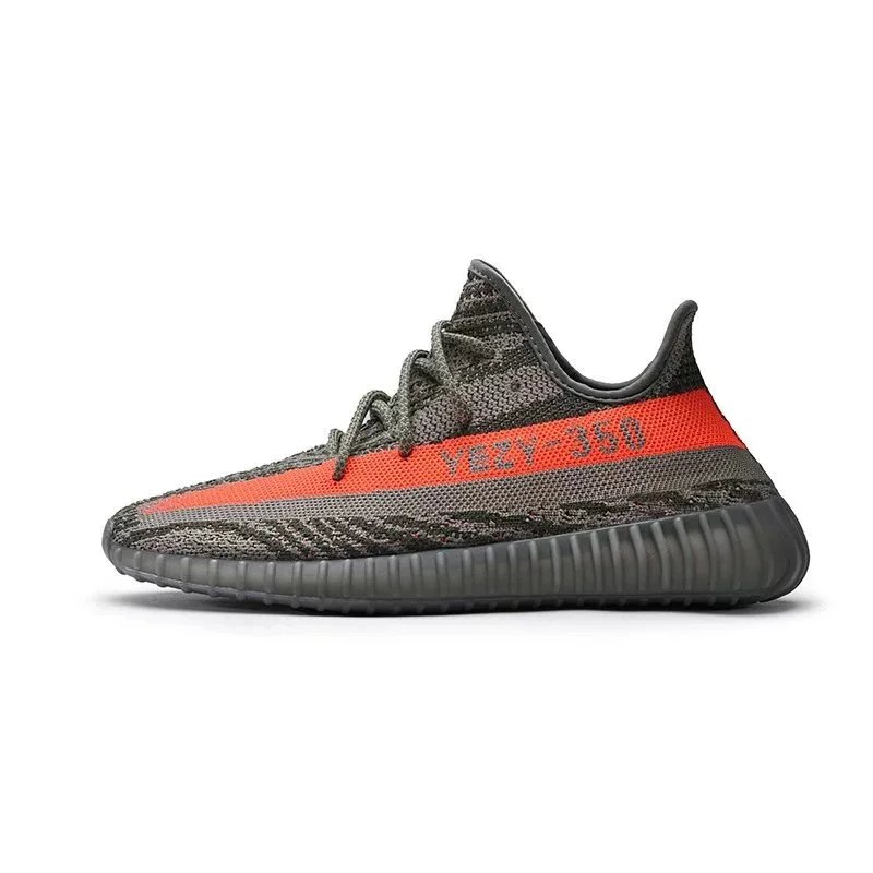 350 gray with orange stripes and text