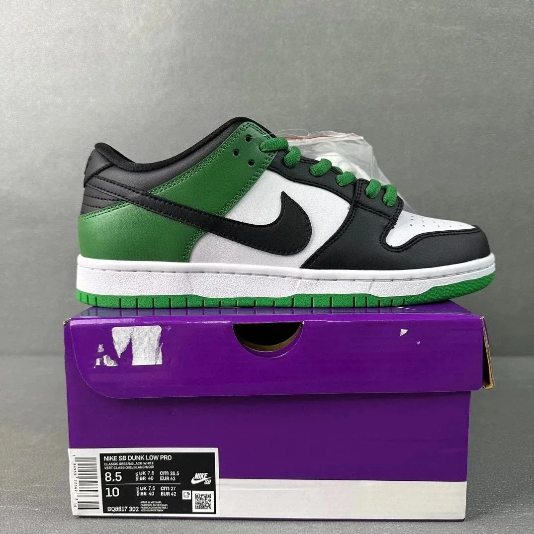 Black and green toe cap BQ6817-302