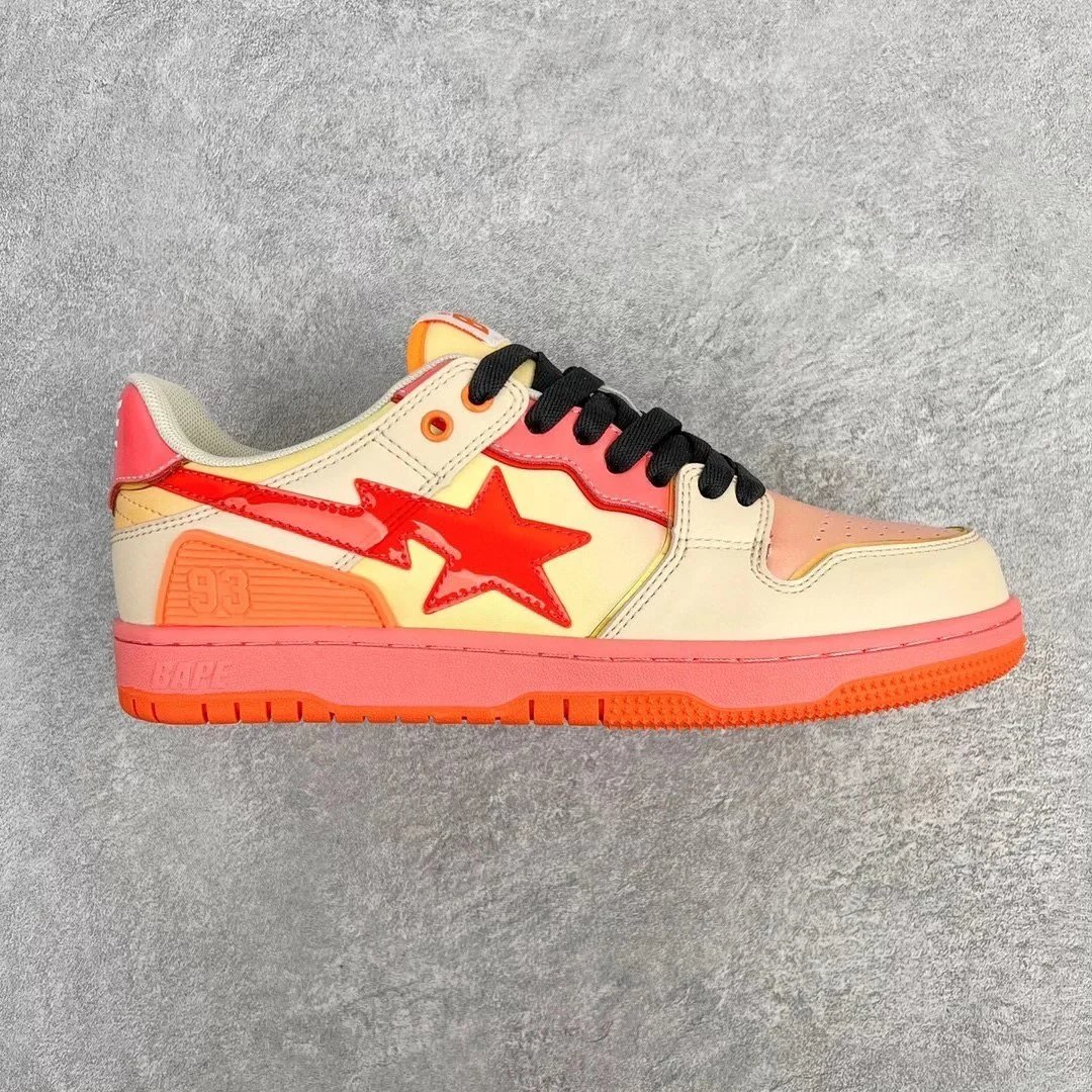 Bape SK8 orange-yellow gradient