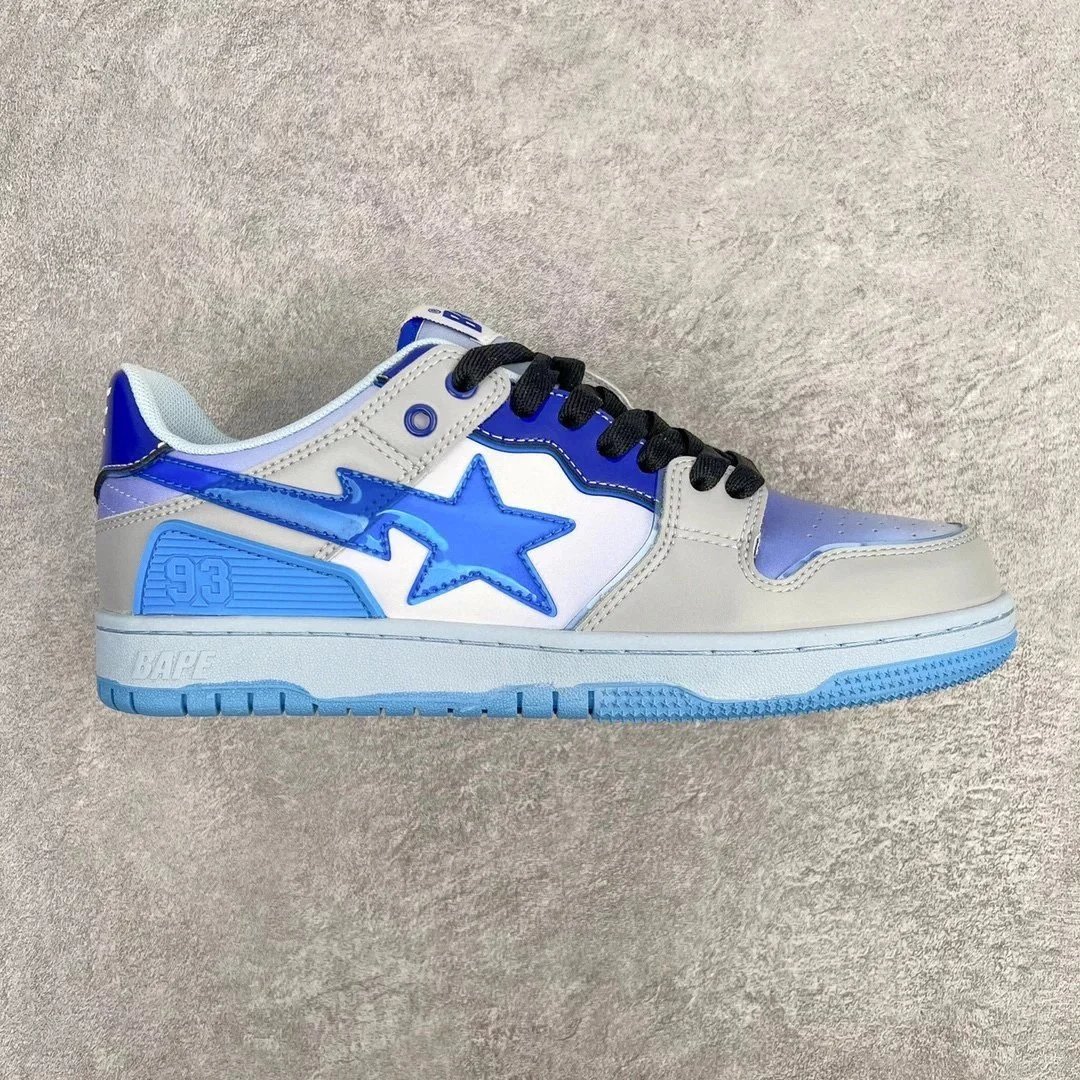 Bape SK8 gray-blue gradient