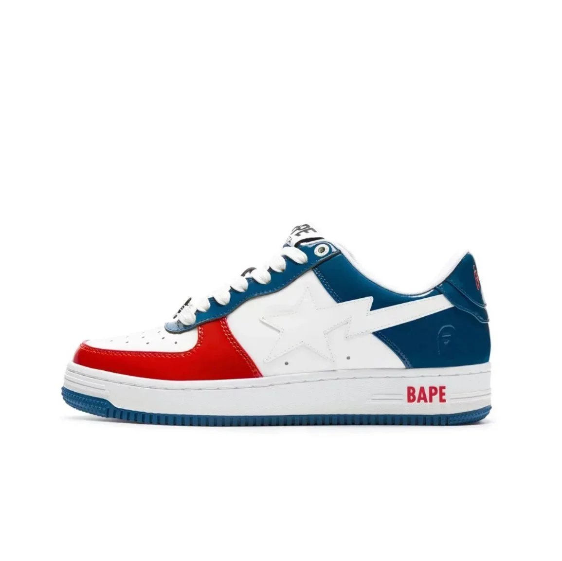 Bape STA red, blue, and white