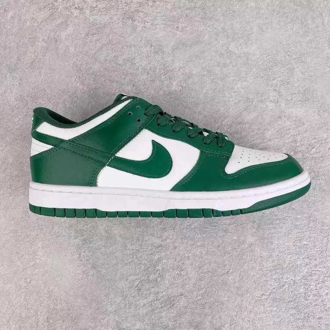 White and green