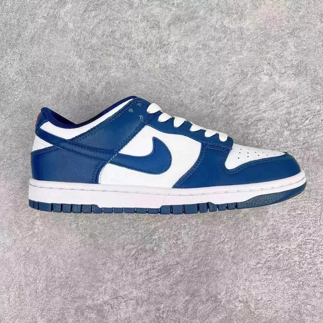 White and dark blue