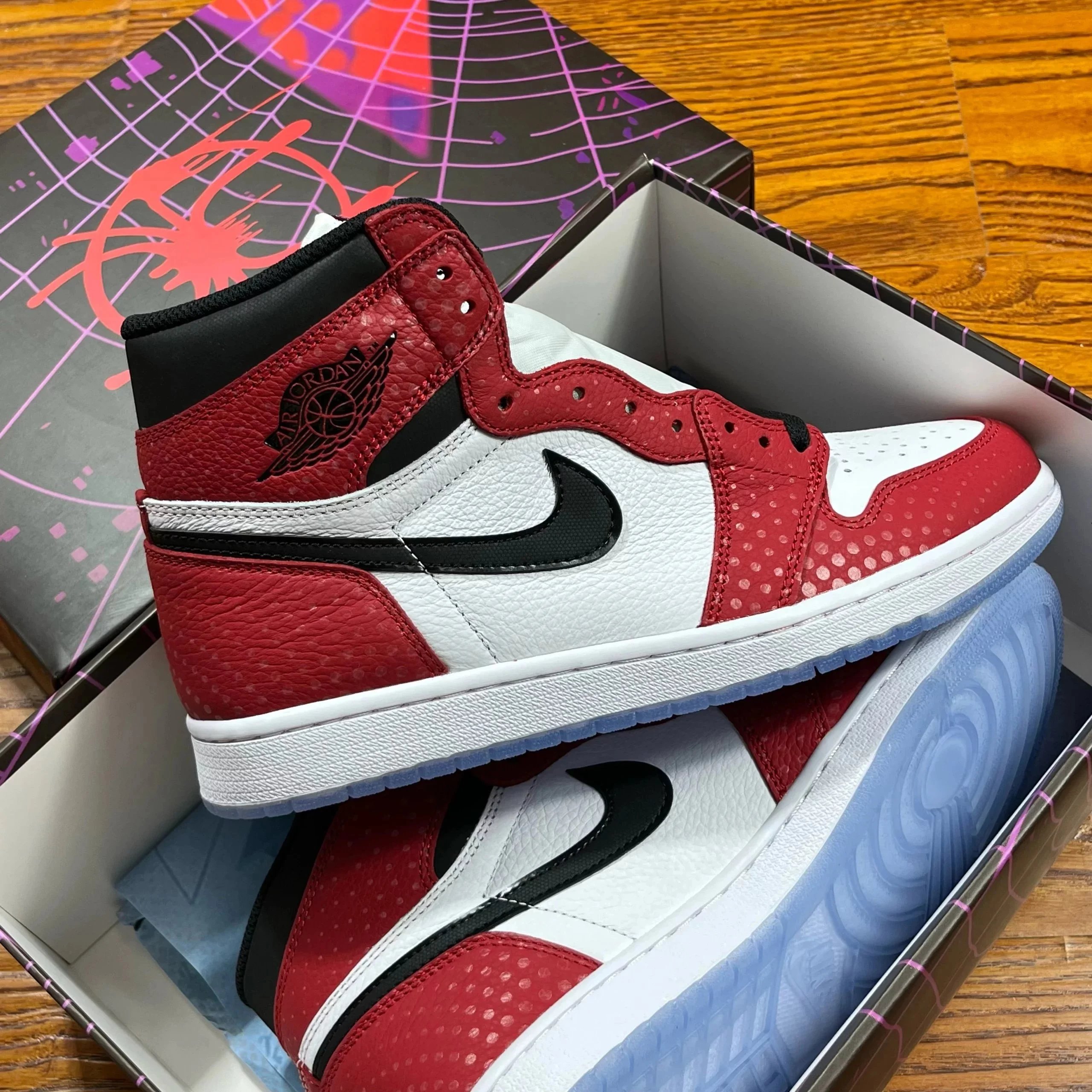 Aj 1 Spider-Man （Original box new batch）