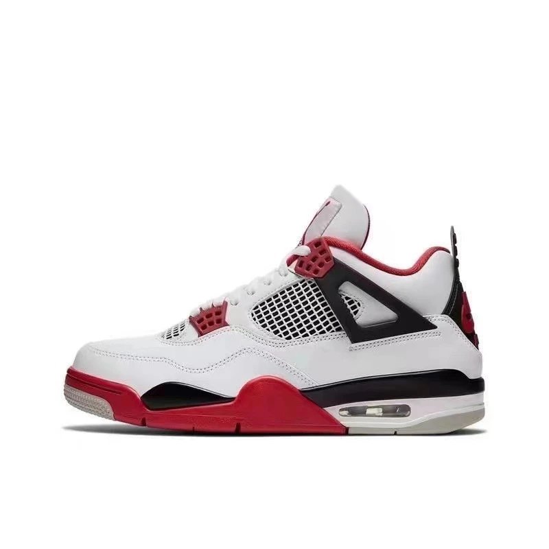 13 White, red, and black