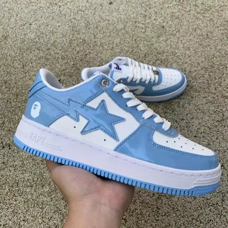 White and blue