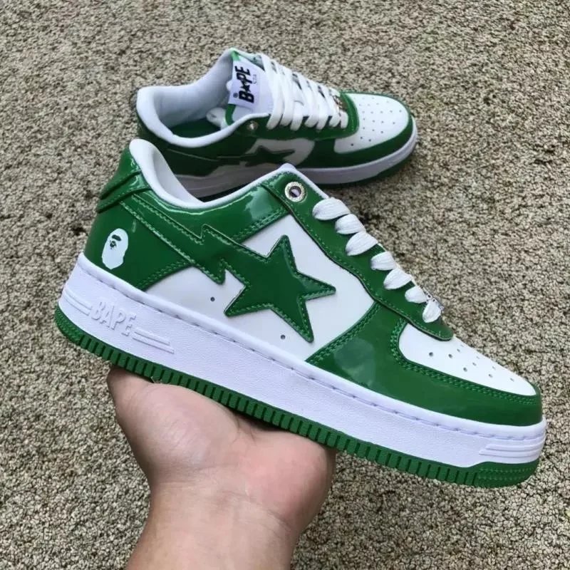 White and green