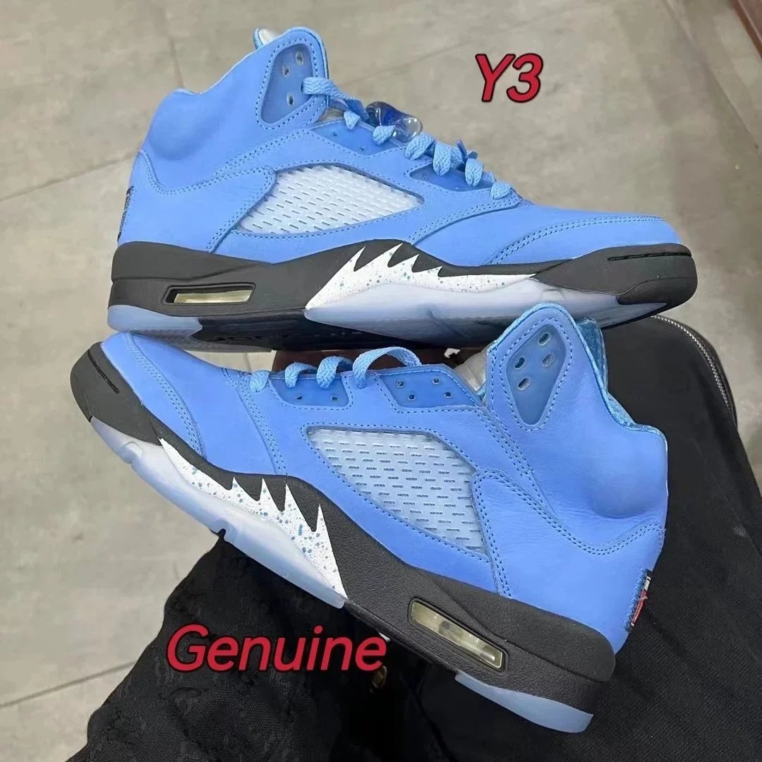 Y3 AJ5 North Carolina Blue