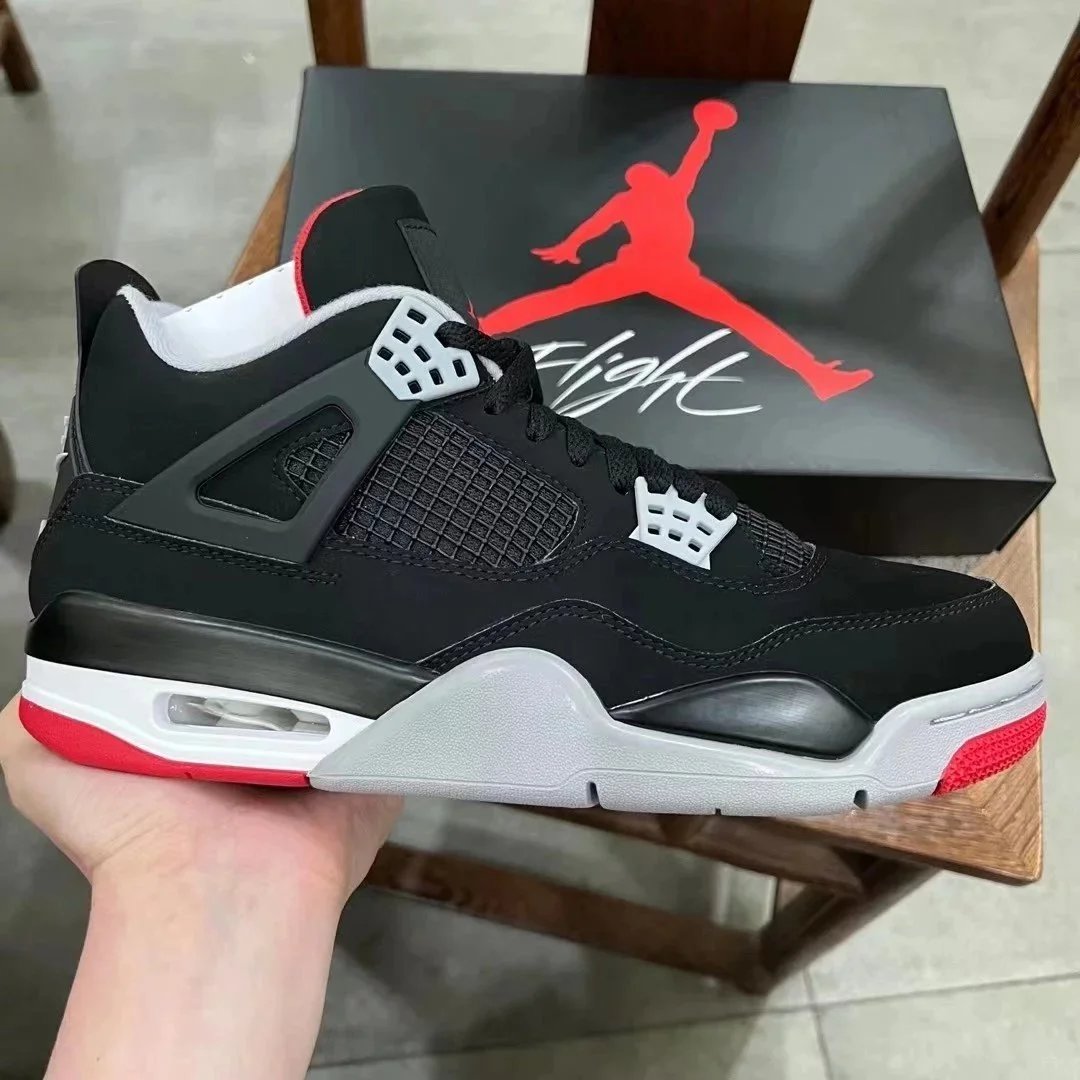 Y 3 AJ 4 Black and red