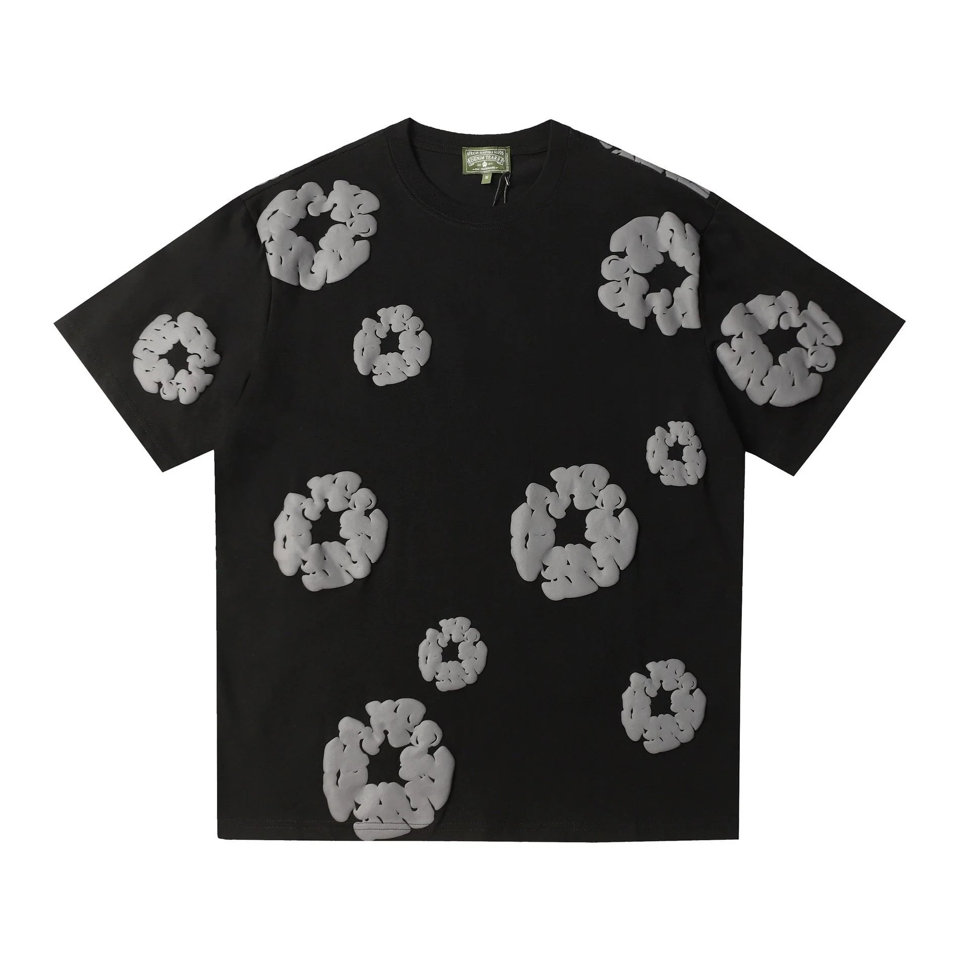 Short-sleeved, black and gray