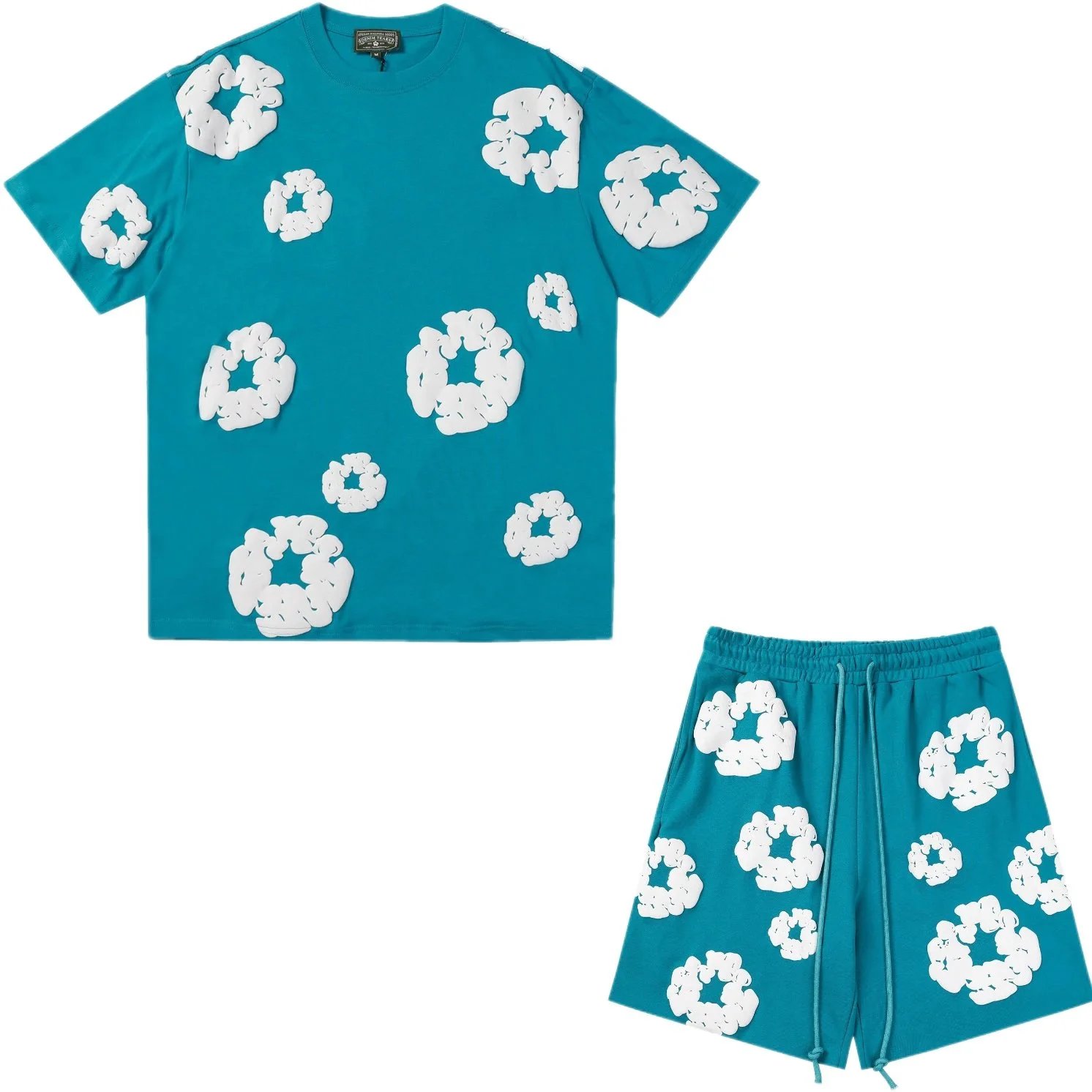 Set, lake blue