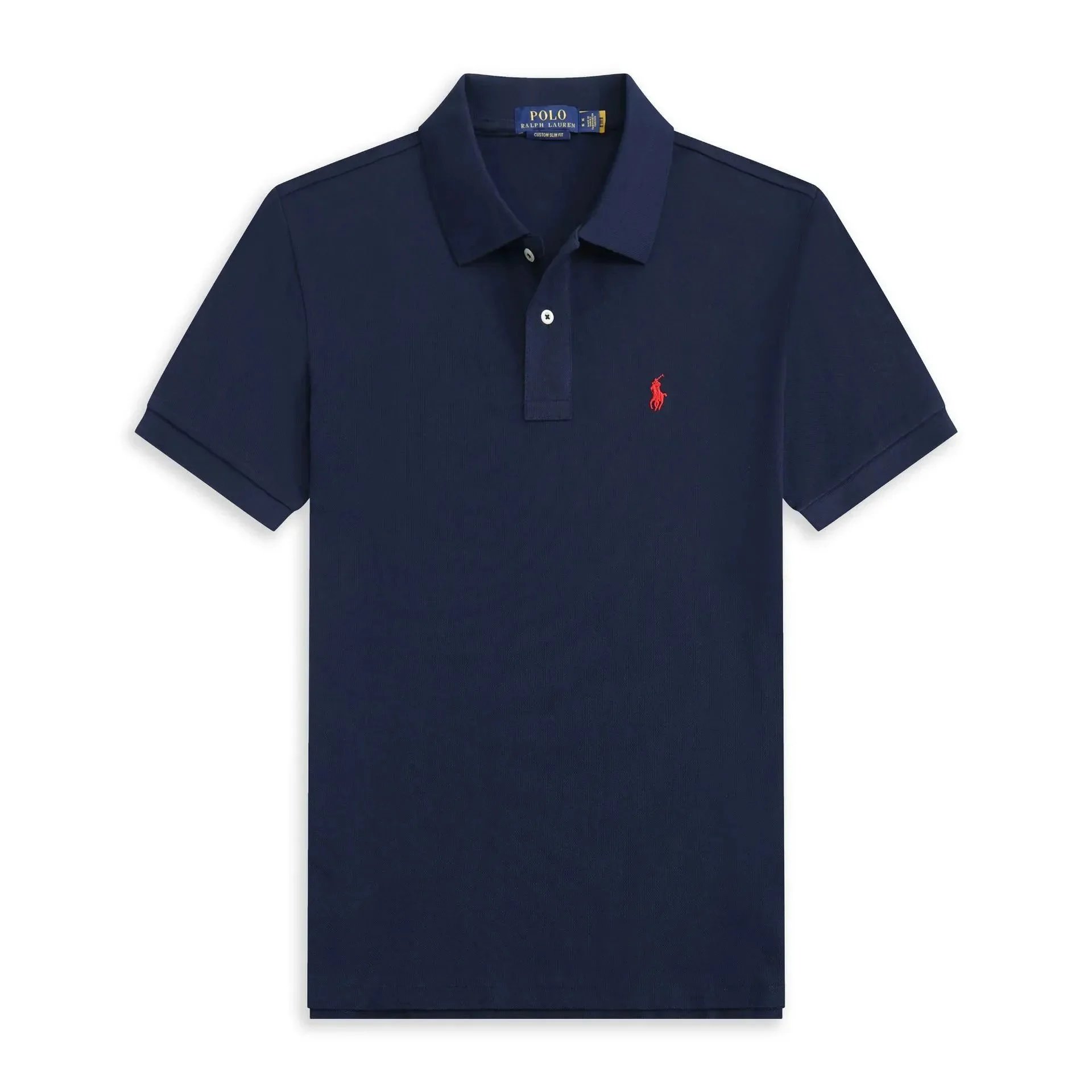 Royal blue and red