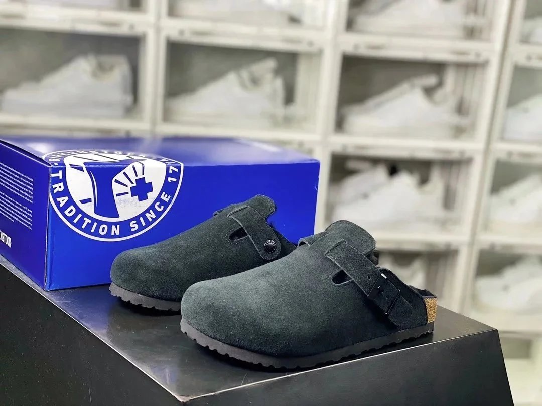 Birkenstock -gray half drag