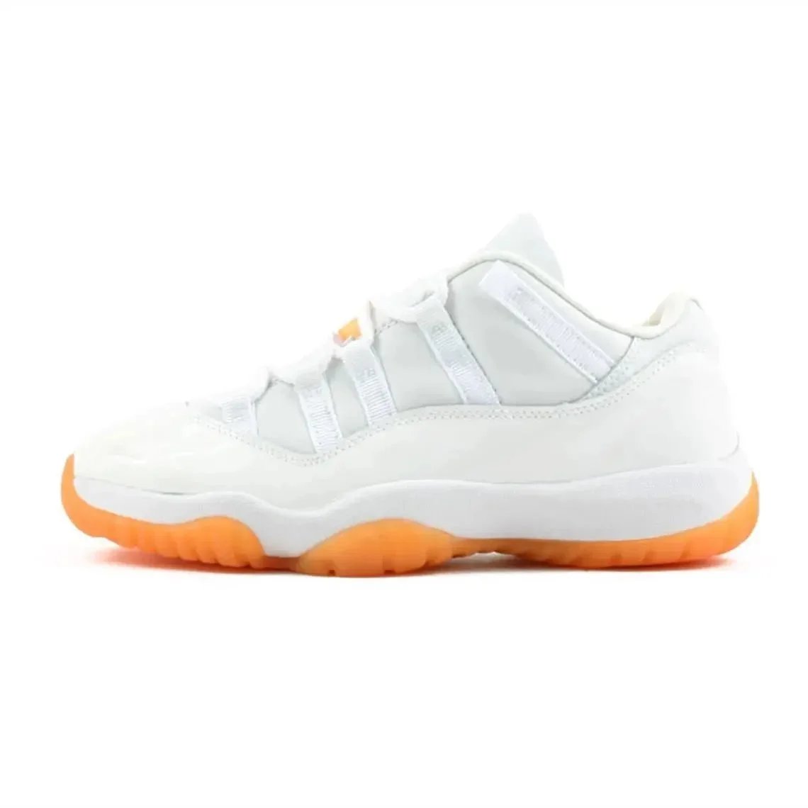 No. 24, white and orange, low-top