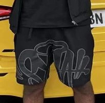 33 black and gray pants