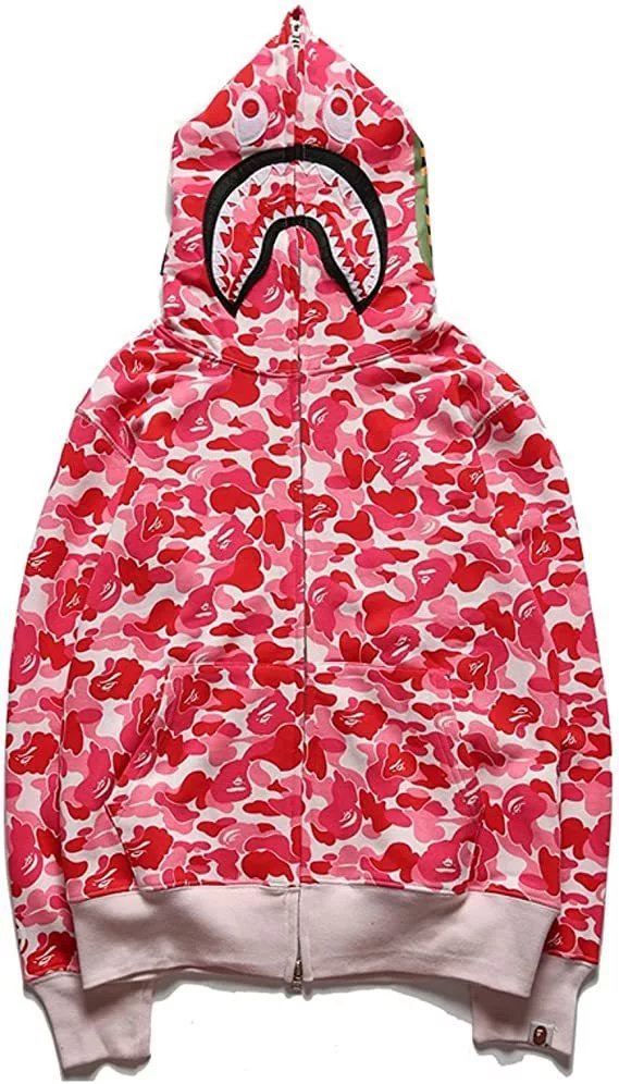 10 red, white, and gray camouflage