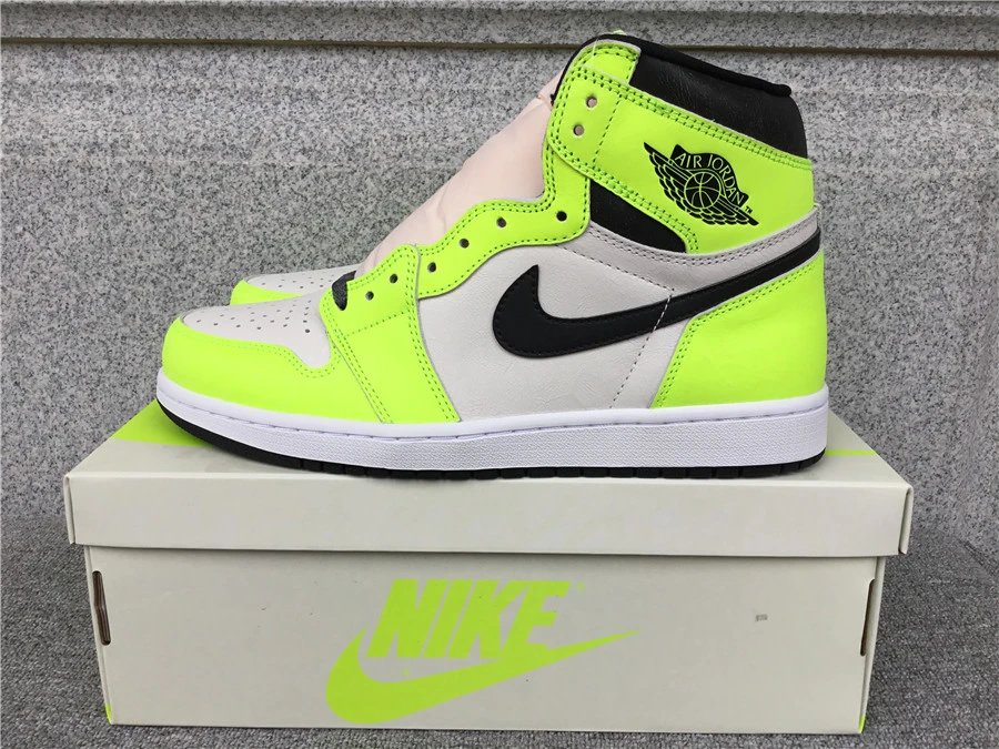 8 fluorescent green + white
