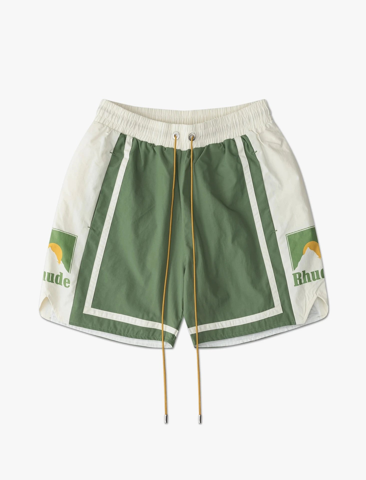 34 white and green