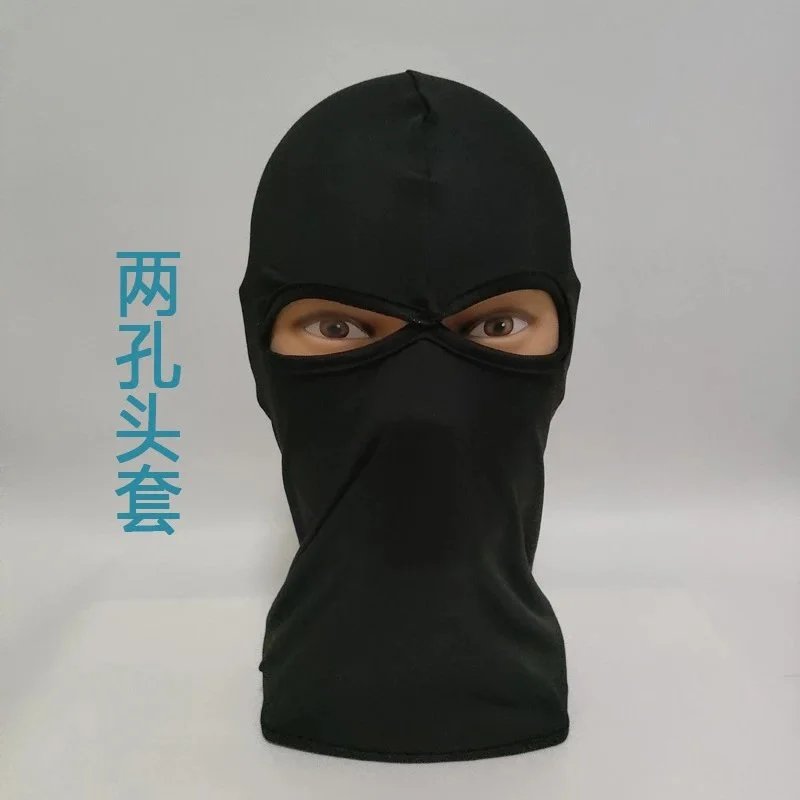 两孔头套黑色