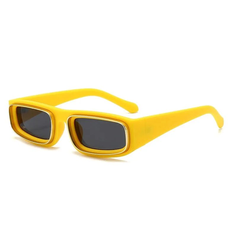 C 8 Yellow frame, black and gray lenses