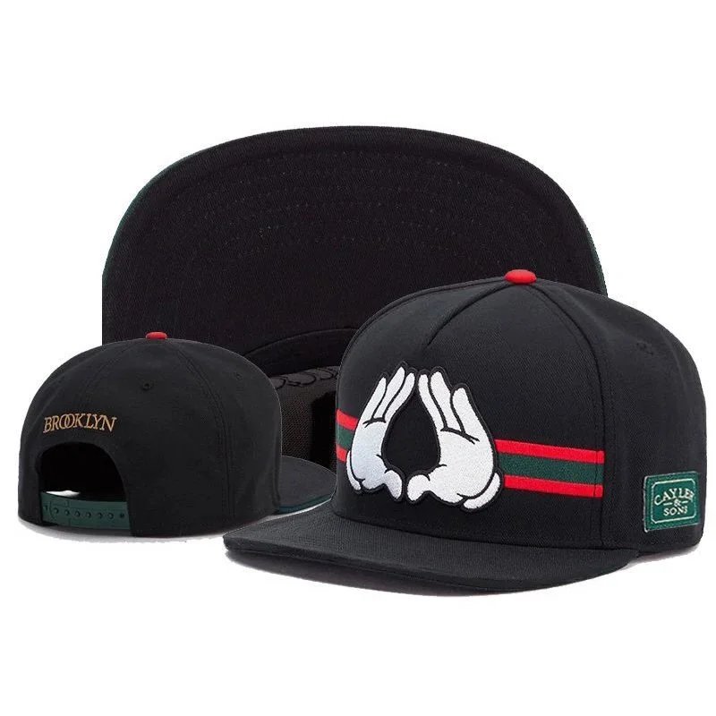 hands red green striped black