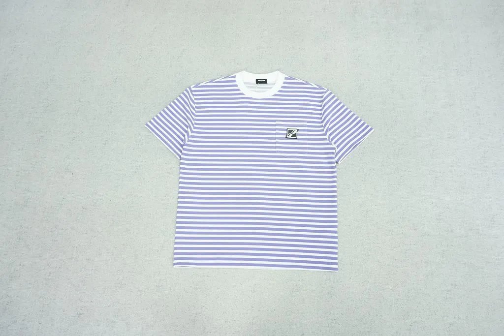 13 purple white stripes