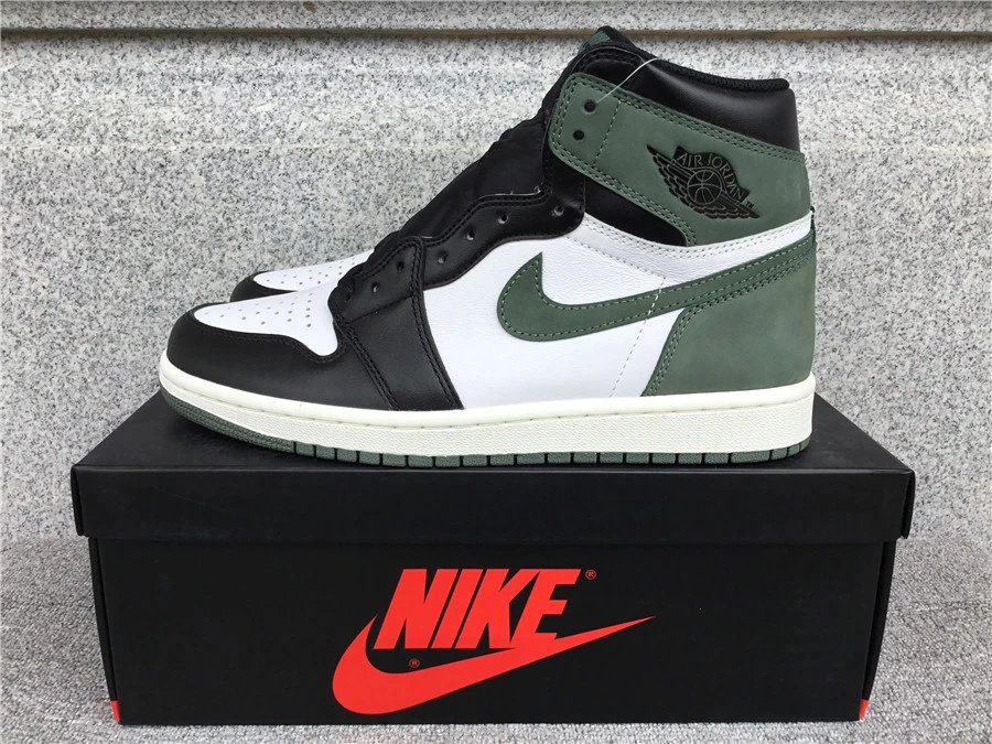 32 Green, black, and white