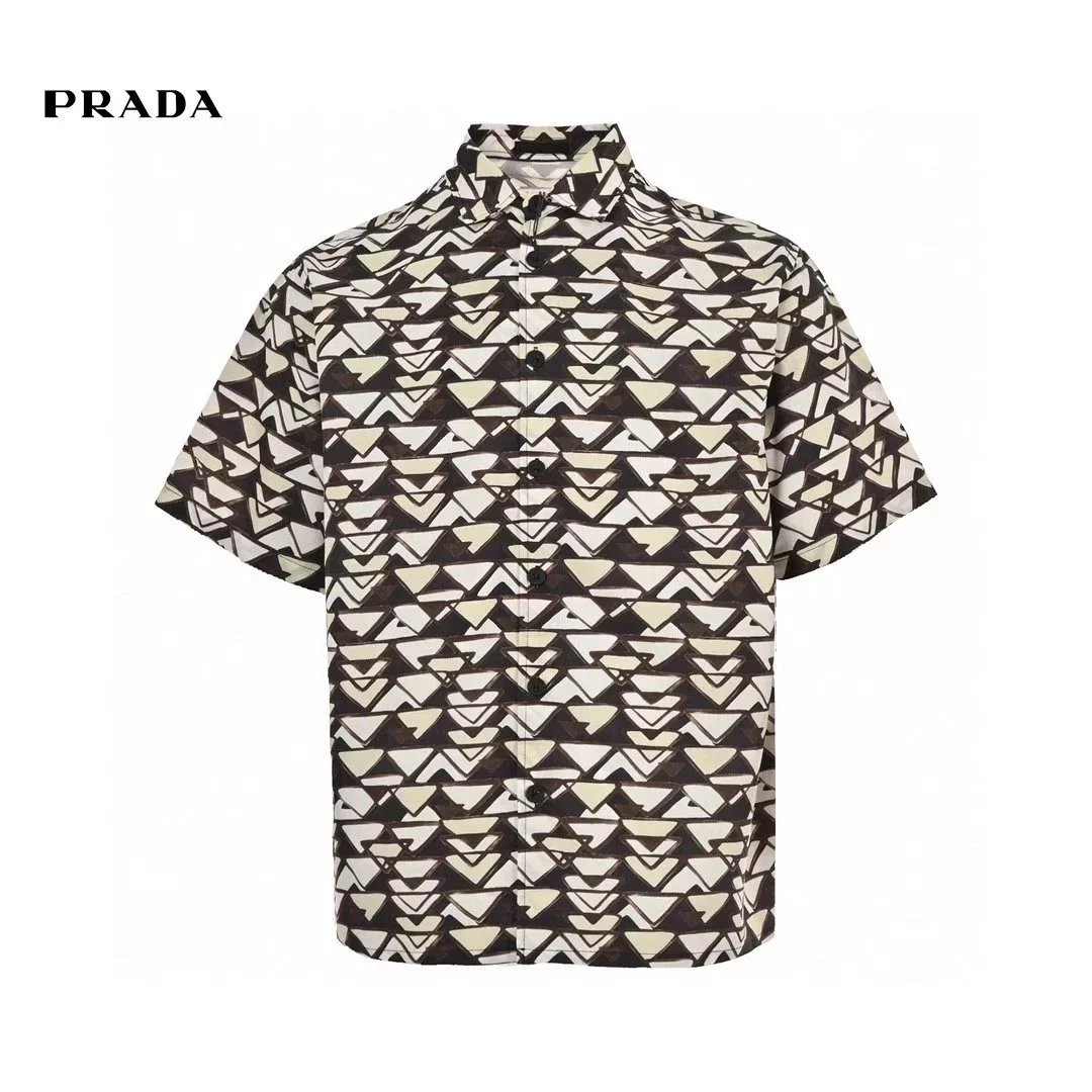 09 Black and White Floral Shirt