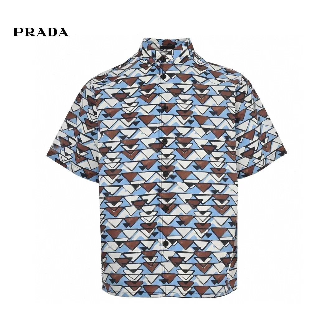 10 Black and white floral shirt