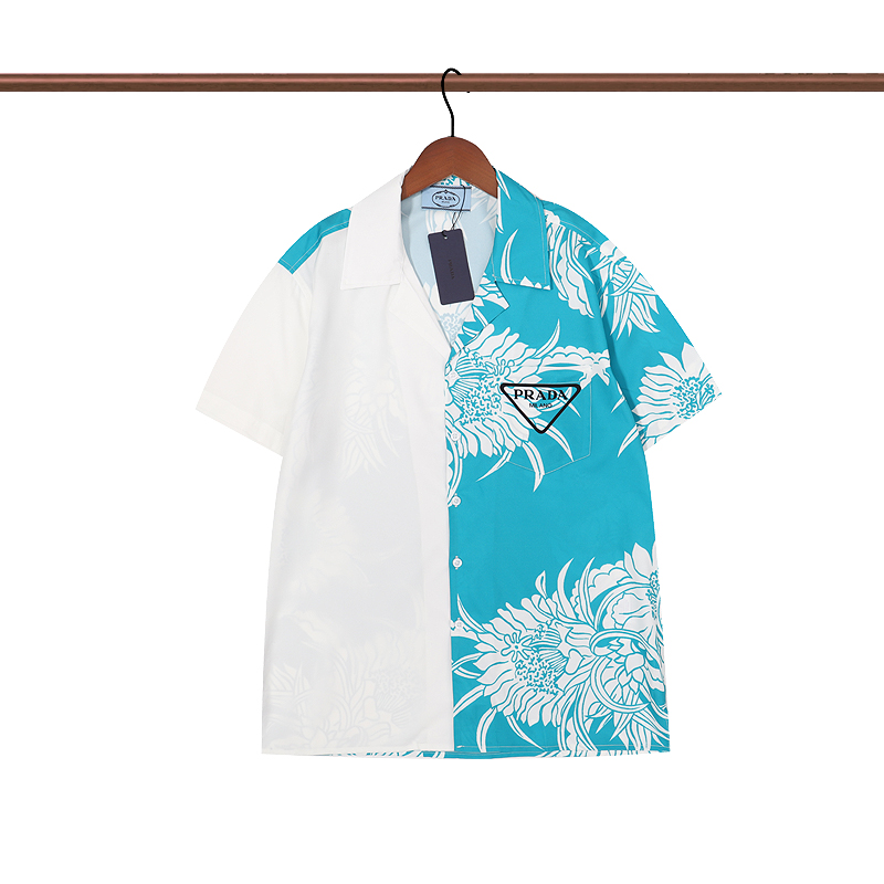 26 blue and white shirts